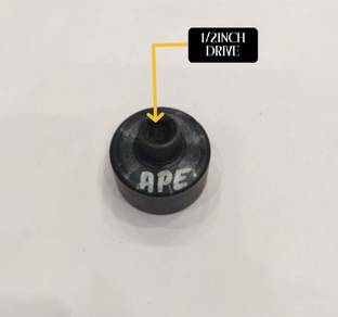 High Q APE VEHICLES ENGINE OIL FILTER WRENCH TOOL CUP WITH 1/2" SQUARE DRIVE / MOBIL OIL FILTER WRENCH TOOL FOR APE(PIAGGIO) VEHICLES Single Sided Speciality