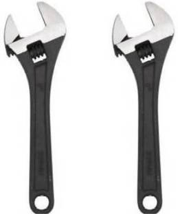 PTM Combo of 2 # adjustable wrench 12inch two pieces # adjustable wrench 12inch Combo of 2 # adjustable wrench 12inch two pieces # adjustable wrench 12inch Single Sided Pipe Wrench