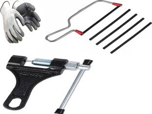 Gadariya King 420-530mm Chain Breaker with Mini Hack saw and 10pc Blade with Gloves Single Sided Speciality