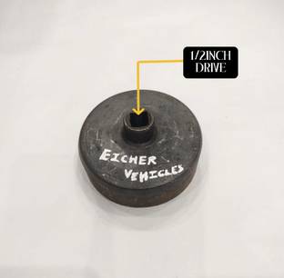 High Q EICHER VEHICLES ENGINE OIL FILTER CUP TYPE WRENCH TOOL OF 1/2" SQUARE DRIVE / MOBIL OIL FILTER WRENCH TOOL FOR EICHER VEHICLES Single Sided Speciality