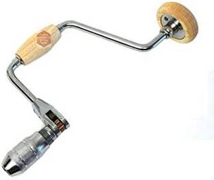 THS 053 Reversible Ratchet Brace for Carpenter With 2 Jaws Wooden Brace Drill Single Sided Rachet Wrench
