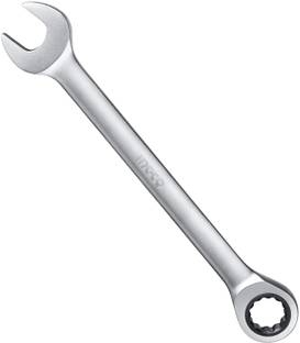 INGCO Ratcheting Combination Wrench Spanner Head Geared Wrench Ratchet Spanner 19mm Double Sided Open End Wrench