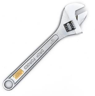 Globus AWC-10-CHROME ADJUSTABLE ( 250 MM ) Single Sided Open End Wrench