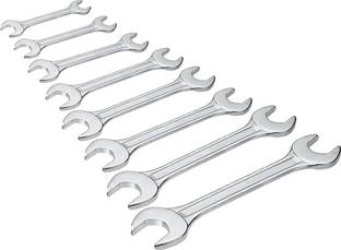 B K Jagan and Co Matte Finish Double Open End Spanner Key (chabbi Set ),(Set of 12) Matte Finish Double Open End Spanner Key Set (Set of 12) Double Sided Open End Wrench