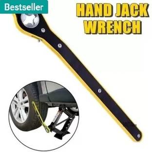 LUHI Jacks Tool_45_Car Labor-Saving Jack Ratchet Wrench Alloy Steel Long Handle Car Labor-Saving Jack Ratchet Wrench Alloy Steel Long Handle Single Sided Speed Wrench