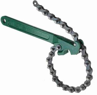 Digital Craft 9Inch Car Engine Oil Filter Wrench High-carbon Steel Chain Type Pipe Single Sided Speciality