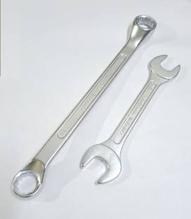 4MECH 21x23 mm Ring + DOE Spanners Heavy Duty Hardened and Tempered Double Sided Speciality