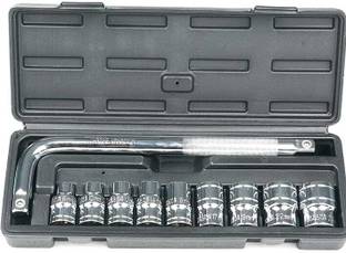 AVENUE 10Pcs Hex Socket Wrench Spanner Tool Goti Set for Automobiles/Bike 10Pcs Hex Socket Wrench Spanner Tool Goti Set for Automobiles Double Sided Combination Wrench