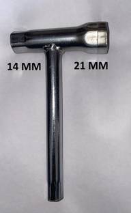 ग्रैबमूर 14MM X 21MM Spark Plug Spanner SP-1421 डबल साइडेड पाइप रिंच