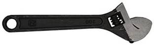DHATRI TOOLS Adjustable Wrench Phosphatide 8 Inch (Black) Single Sided Pipe Wrench
