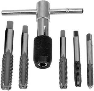 REIOENT PREMIUM M6 M7 M8 M10 M12 Tungsten Steel Thread Tap Drill Thread Tap Drill Bit Single Sided Socket Wrench