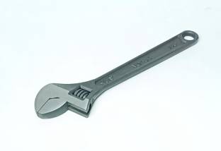 BALRAMA Heavy Duty Hardened 10 Inch Adjustable Phosphated Venus Single Sided Combination Wrench
