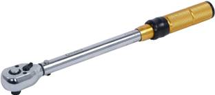 DURELO TORQUE WRENCH PRESET CLICK TYPE 3/8" Sq.Dr 10~60 NM / 8~44 Lb. ft. DTW-38/60R Single Sided Rachet Wrench