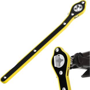 YANCI Universal Ratchet Wrench Jack Car 360° Swivel Labor-Saving Jack Ratchet Wrench Scissor Jack Lift Speed Handle Tool Jack Lug Handle Tool Tire Wheel Jack Wrench Double Sided Rachet Wrench