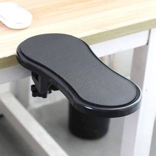 Harvic Arm Wrist Rest Support Armrest Desk Extender-PC Computer Laptop Desk Table Pad plastic Rotating Mouse Pad Holder for Table, Office, Chair, Desk Wrist Rest