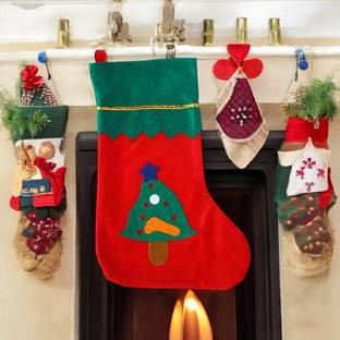 VR Creatives Santa Clause Design Stockings@42 Christmas Stocking