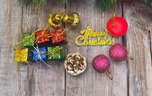 Ryme Xmas Tree Decoration Hanging Ornaments Pack of 13