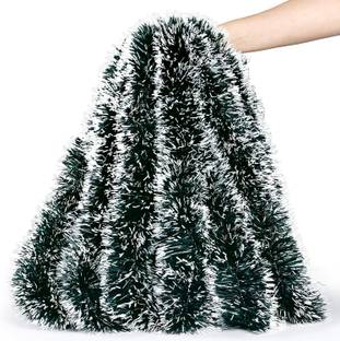 Outshine Solar Artificial Green Colour Garlands for Merry Christmas Tree Decoration Home Garlands Pack of 3