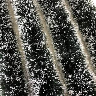 hafenhaus Christmas Tree Decoration Items | Xmas Tinsel Ribbon | Heavy Black | 2 Garland Tinsel Pack of 2