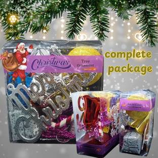 kuhu decore Collection of Christmas tree ornaments with 20 or more pieces. Hanging Ornaments Pack of 1