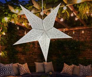 ME&YOU Beautiful Hanging Star |Festive Décor Item IZ23-13 Hanging Star Pack of 1