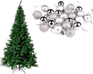 Orama L 2ft_tree_1052_slvrball_24sets Hanging Ornaments Pack of 25