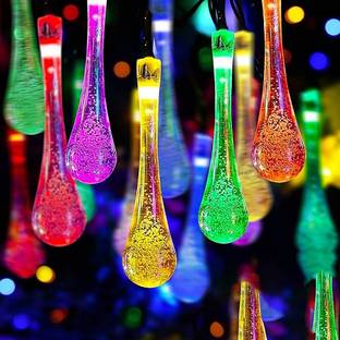 MG TRADING Water-Rain Drop String Lights Hanging Ornaments Pack of 1