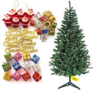 TIED RIBBONS Fir 91.44 cm (3.0 ft) Artificial Christmas Tree