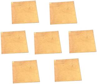 Sahiba Gems Solid Copper Square Piece Copper Ka Tukra Chokor Copper Yantra