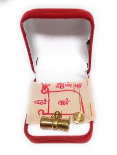 Astrosale Ashtadhatu Shatru Vijay Yantra Tabiz For Remove Your Enemies / Victory Our Enemies in Gold Plated Brass Yantra