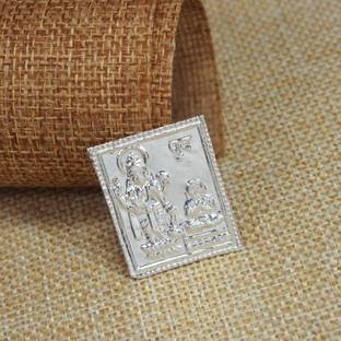 Nakoda Store Dhruva Bhagwan Pratima (DhruvaTara) (1 gm) Pure Silver Silver Yantra