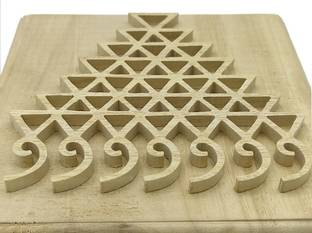 Plus Value Shriparni Saraswati Yantra for Students Education, Studies Wooden Yantra