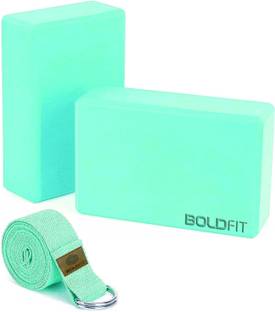 BOLDFIT Yoga Blocks Yoga Brick Gym Exercise Eva Foam Yoga Blocks Yoga Foam Block Yoga Blocks