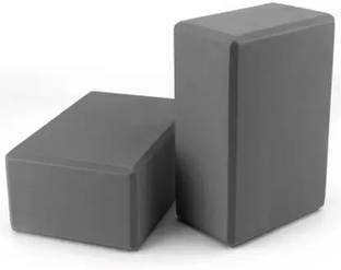 LAFILLETTE Yoga Blocks 2 Pack, EVA Foam Soft and Non-Slip Foam Surface for Yoga, Pilates Yoga Blocks