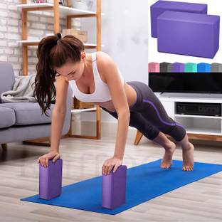 shopping mart yoga blocks foam Supportive, Soft Non-Slip Foam Surface For, Pilates, Meditation Yoga Blocks