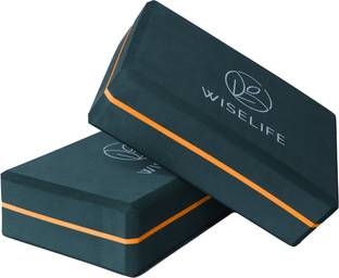 Wiselife Bottle Green Yoga Block | Yoga Brick High Density Premium EVA Foam Material Yoga Blocks