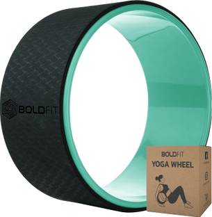 BOLDFIT Yoga Wheel Roller for Women & Men Yoga Roller for Exercise Back Bends Yoga Ring Yoga Blocks