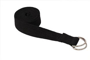 Fitcozi Yoga Belt for Exercise, Durable Material with Adjustable D-Ring Cotton Yoga Strap