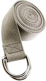 GJSHOP Stretching Home Gym Exerciser Band Anti-Skid Sweat Absobent Yoga Stretching Loop Cotton Yoga Strap