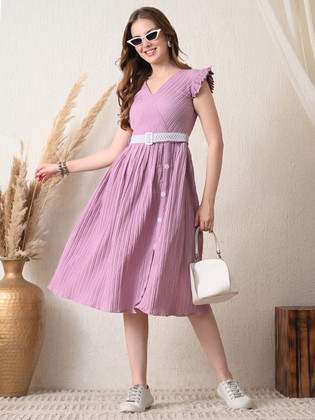 fashion world womens dresses Always & Forever High-Low Midi Dress White