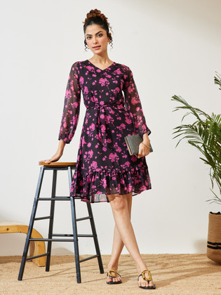 Long Sleeve Dresses - Buy Long Sleeve Dresses online at Best Prices in India  | Flipkart.com
