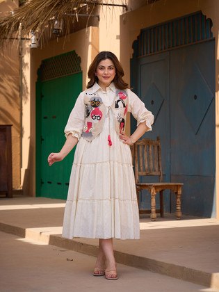 red floral dress Cherry Blossom Bliss Red Floral Midi Dress