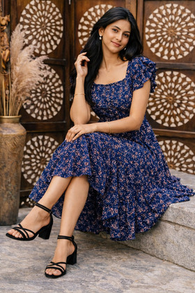 chinese dress ladies Amazon.in: Birthday Party Dress For Women Stylish Indian main image 0