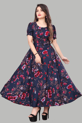 chinese dress ladies Rayon Umbrella Dress Online