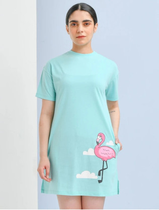 sachin and babi light blue dress Black Plus Jersey Split Midi T-shirt Dress