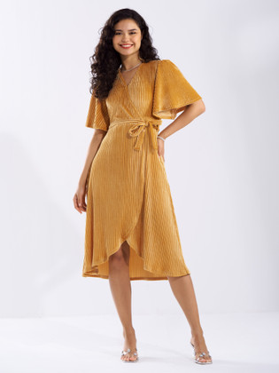 Gold Dresses - Buy Gold Dresses online at Best Prices in India |  Flipkart.com