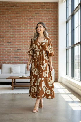 chinese dress ladies Wholesale Women's Dresses Rayon Tie Dye Embedded Umbrella Dress 12-48-Case  Os Milan NWa1