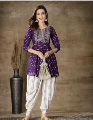 knee length dresses for ladies Green Patiala Suit Set