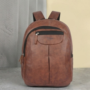 best leather laptop backpack india Handcrafted Italian for Men - Luxury Design Brown Genuine Leather Laptop Backpack