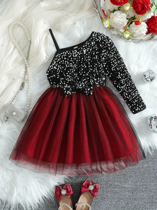 strapless open back dress Red & Black Mixed Media Jackie Dress – Kimera